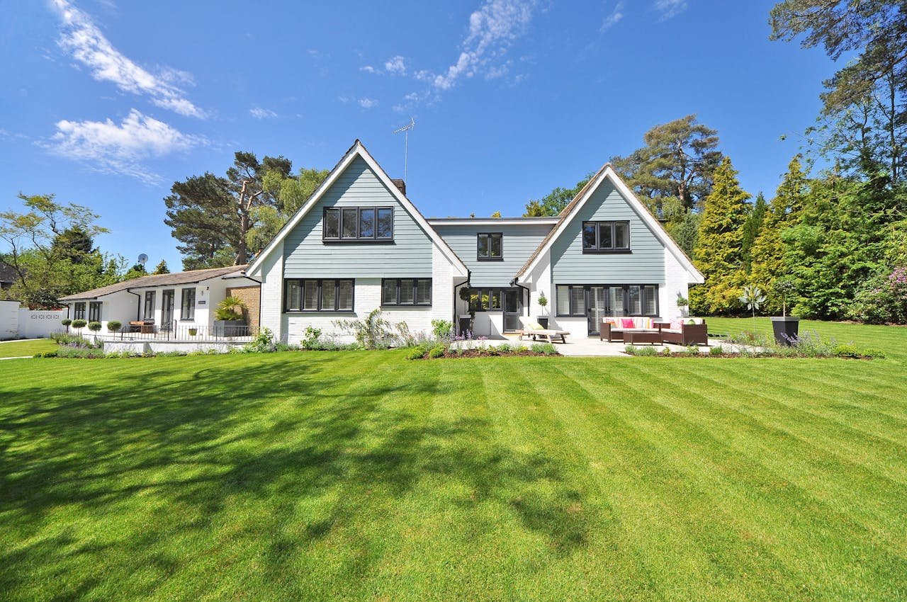 Beautiful Huntsville home with well-maintained trees in the yard
